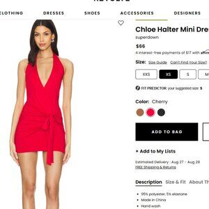 Superdown - Chloe Halter Mini Dress